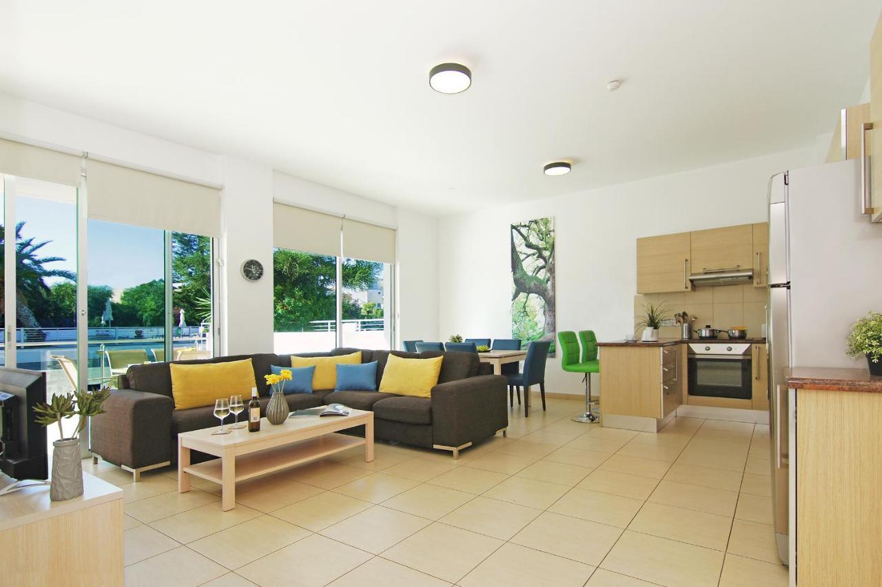 Calypso - Coralli Beachfront Apartment Protaras Eksteriør bilde