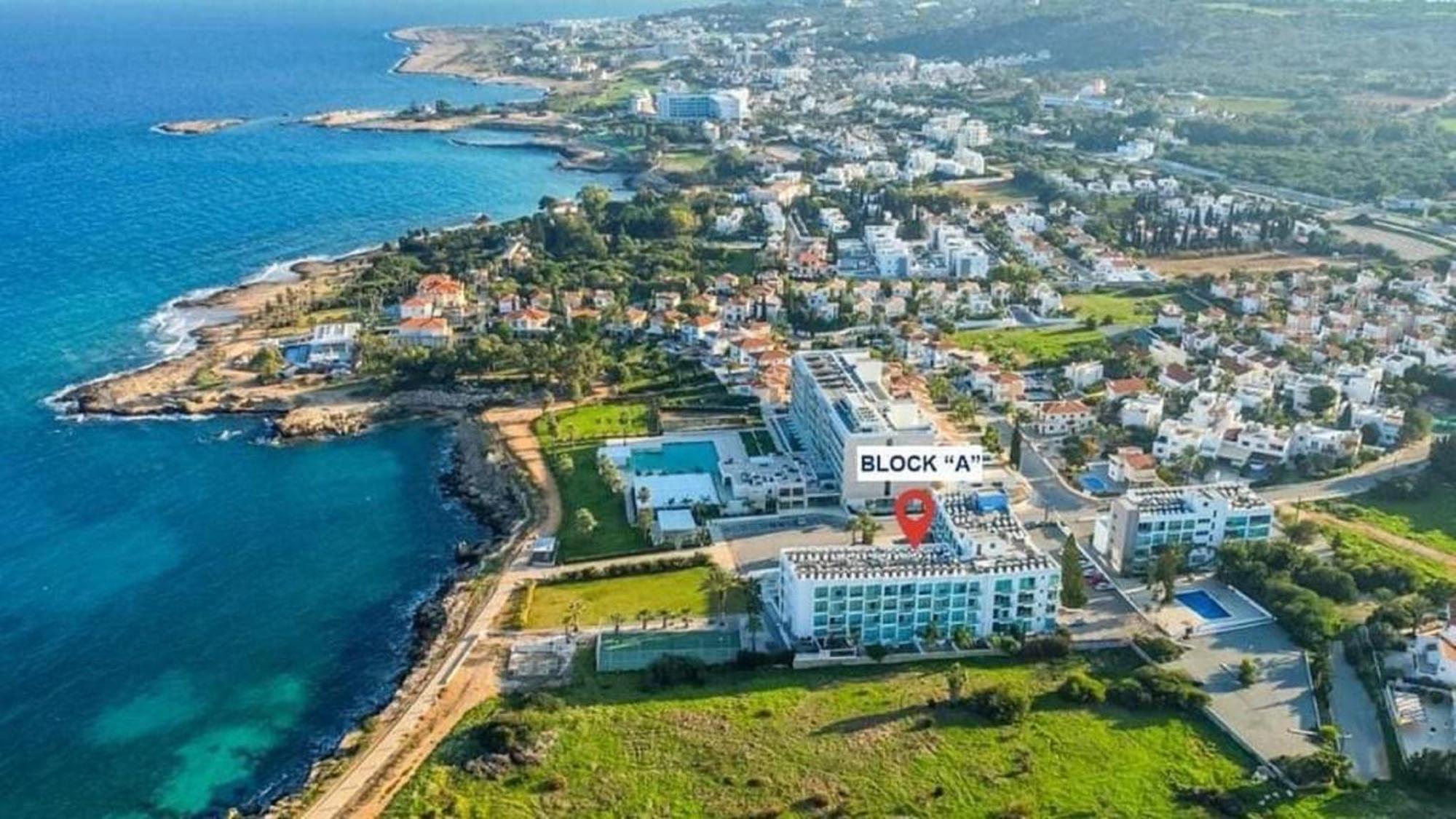 Calypso - Coralli Beachfront Apartment Protaras Eksteriør bilde